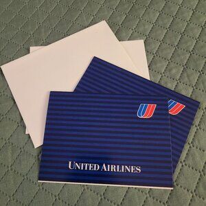 United Airlines Vintage 1993 Greeting Note Cards